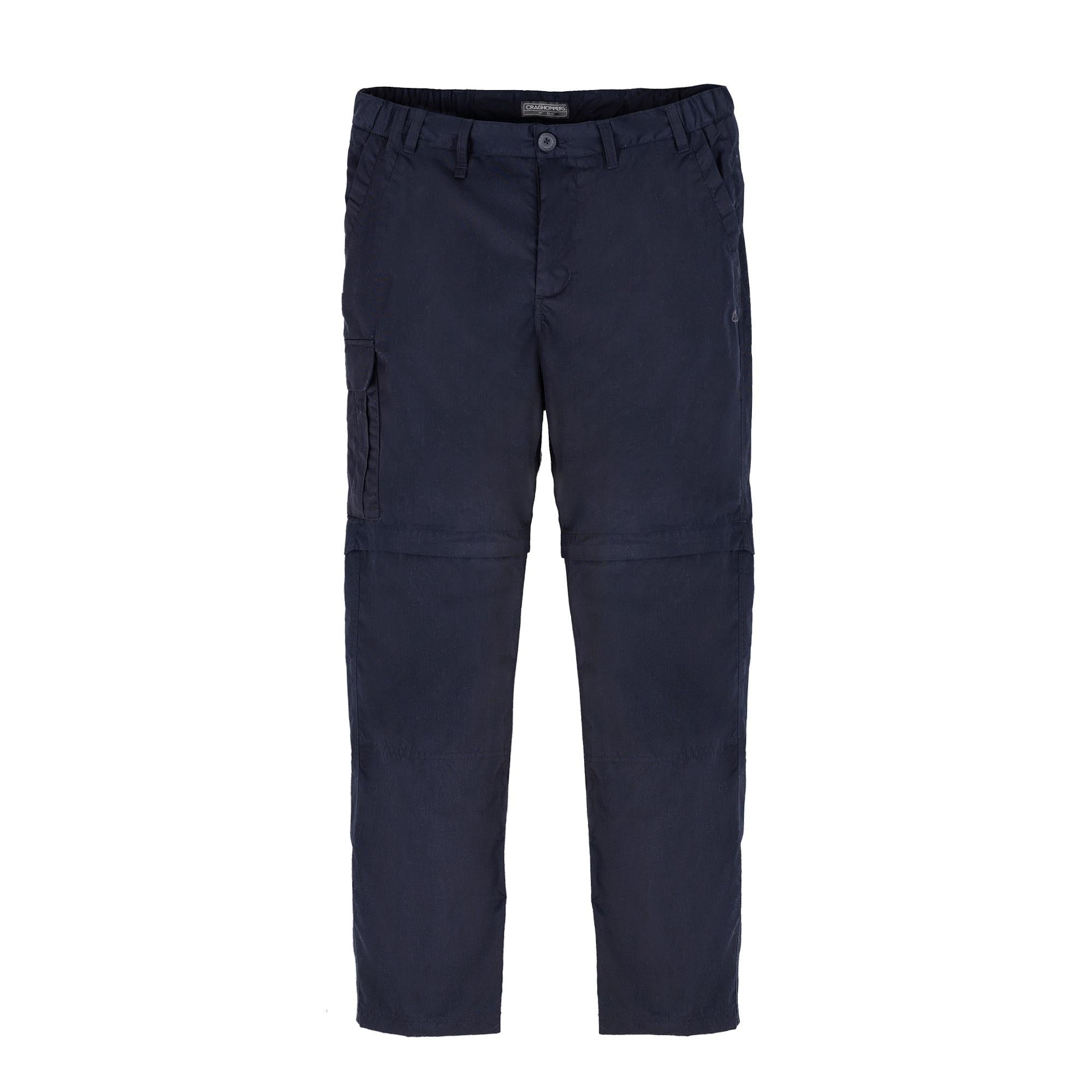 Craghoppers Dark/Navy Men's Expert Kiwi Tailored Convertible Trousers #CEJ005