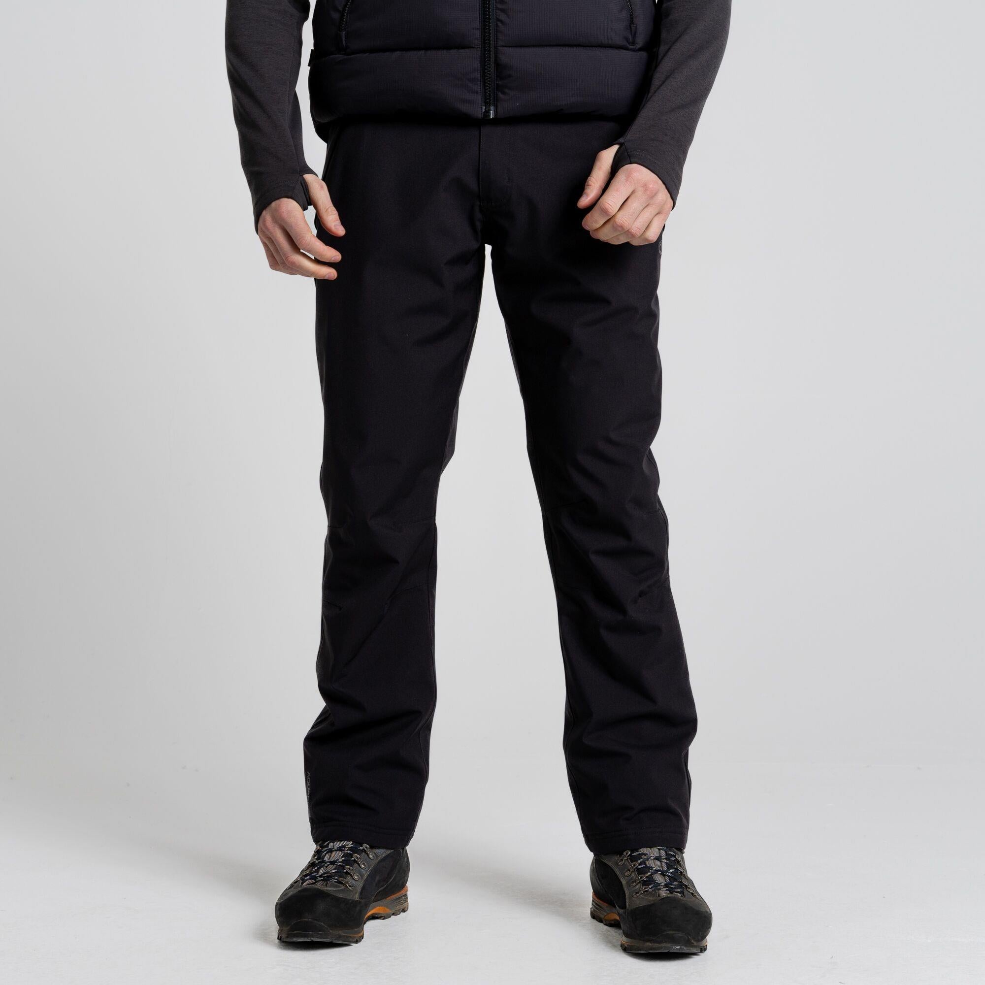 Craghoppers Black Men's Expert Kiwi Waterproof Thermo Trousers #CEW009