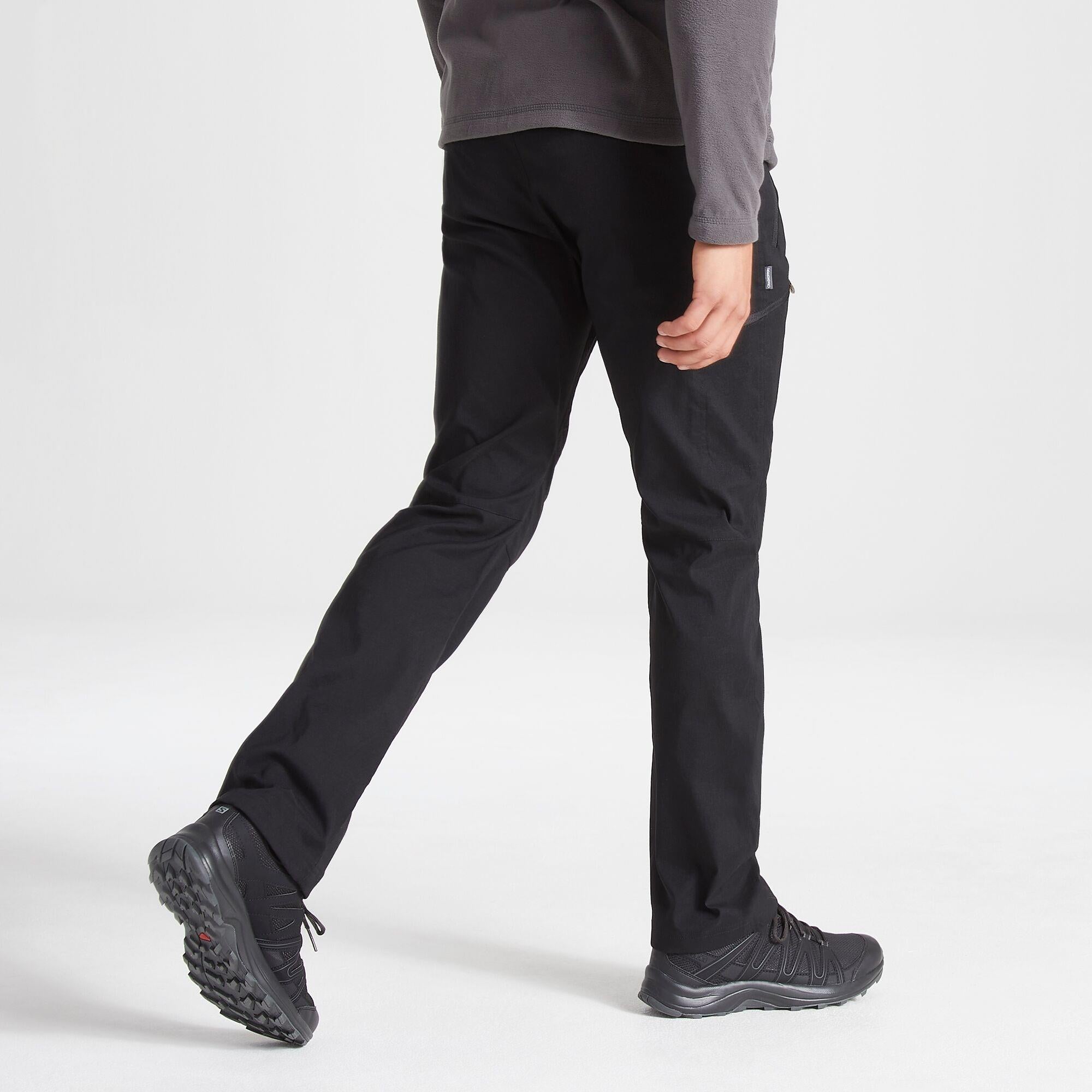 Craghoppers Expert Kiwi Pro Black Men's Stretch Trousers #CEJ003