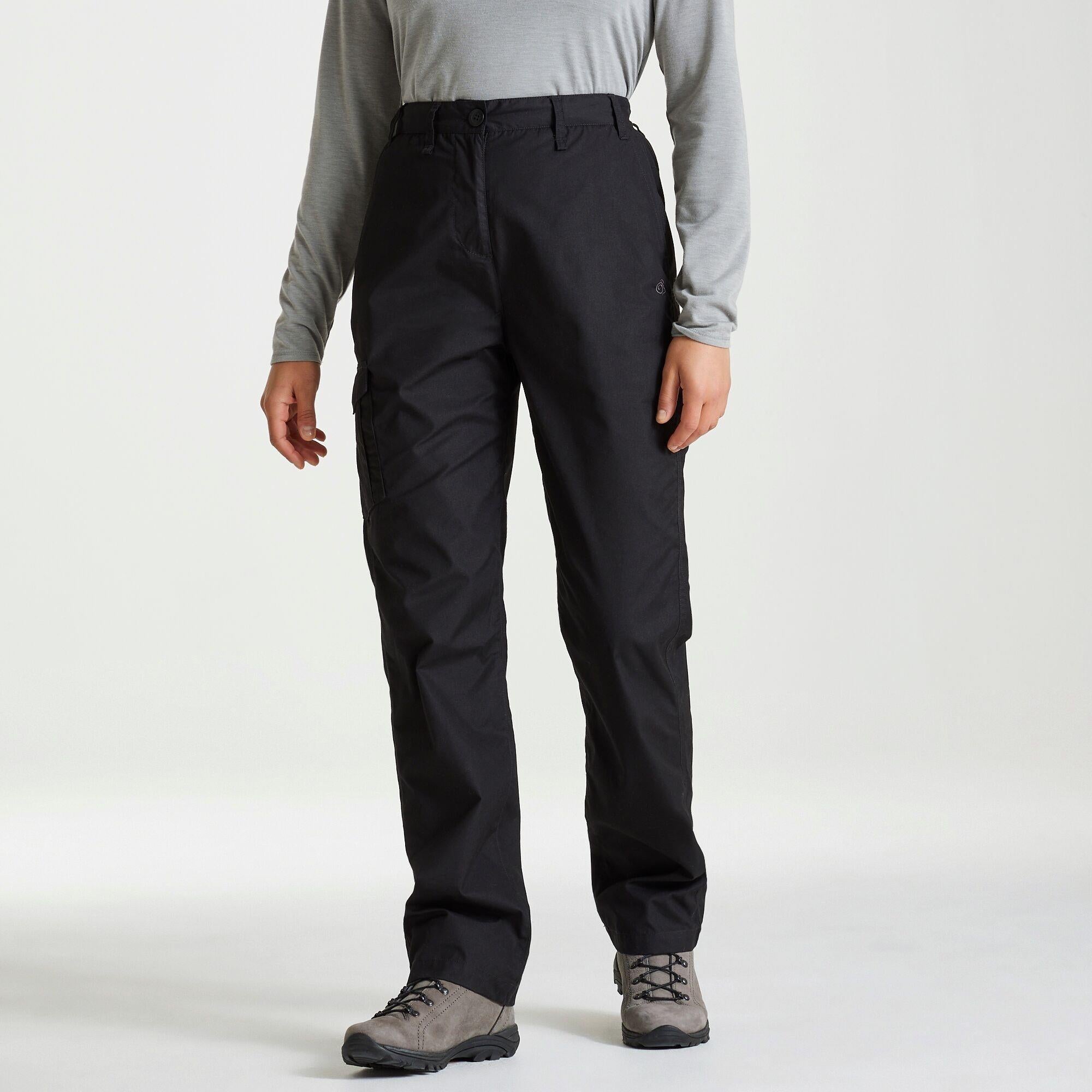 Craghoppers Expert Kiwi Black Women's Trousers #CEJ002