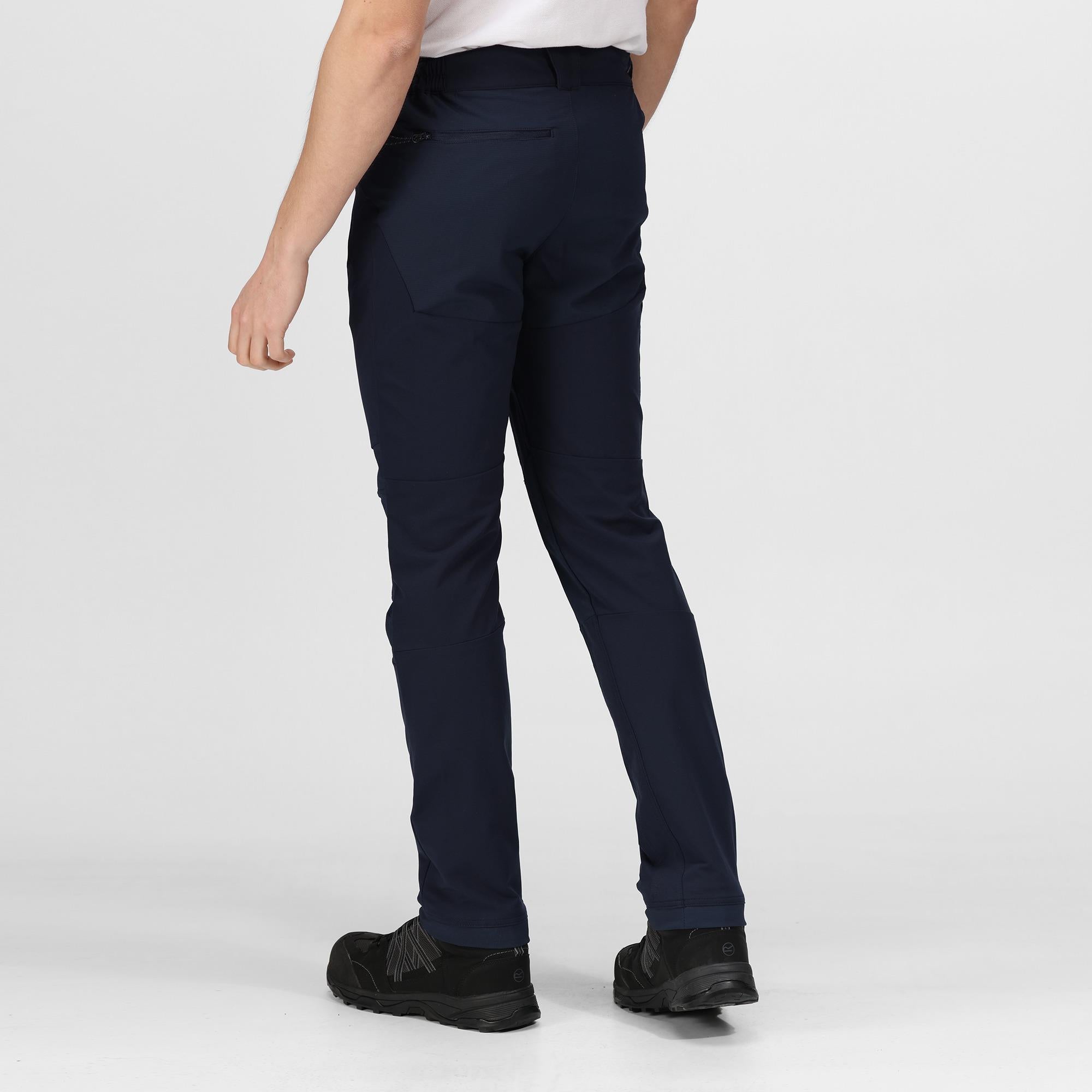 Regatta Prolite navy men's water-repellent stretch softshell trouser #TRJ510