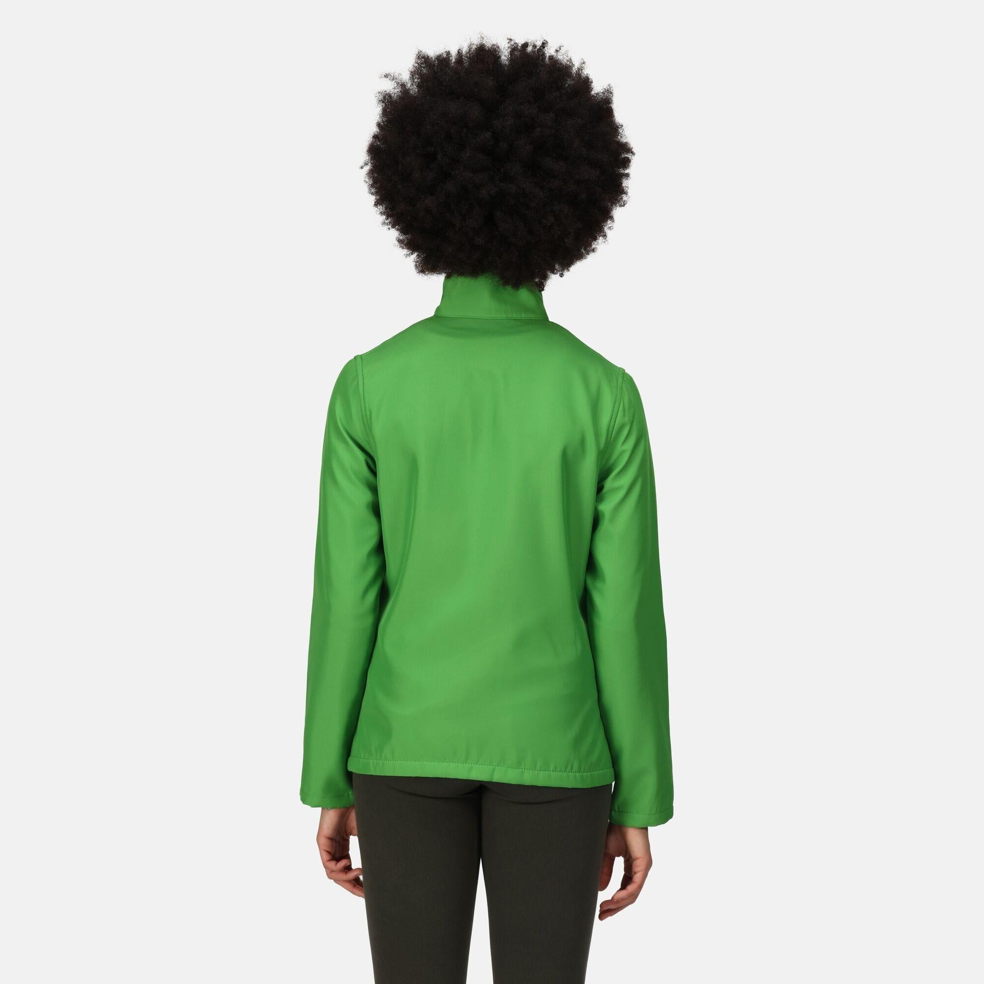 Regatta Ablaze green women's waterproof breathable warm stretch softshell jacket #TRA629