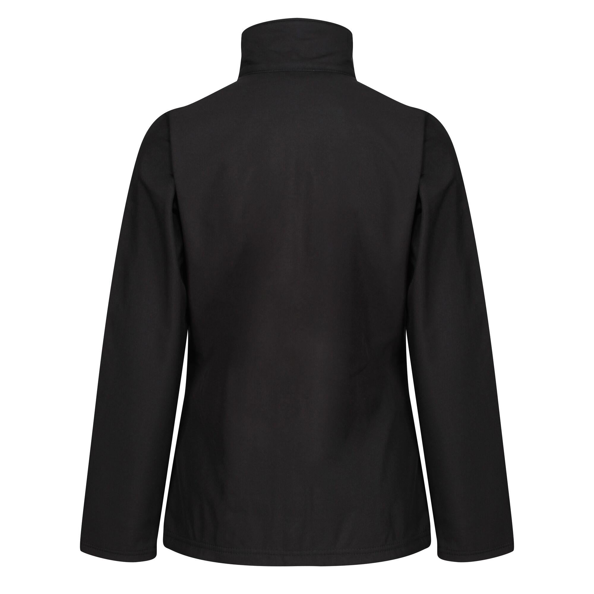 Regatta Octagon II black women's waterproof stretch softshell jacket #TRA689