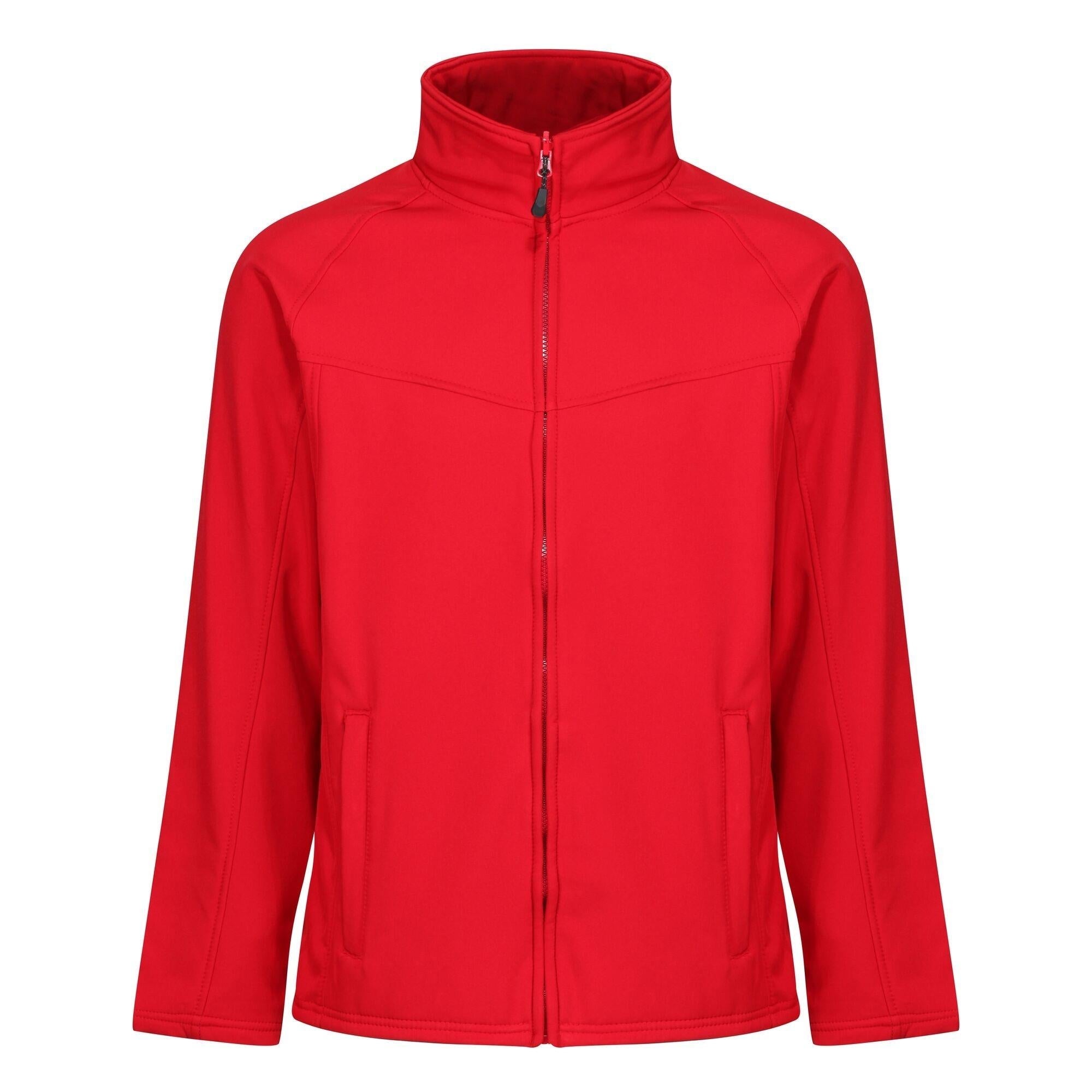 Regatta Uproar red men's waterproof interactive softshell jacket #TRA642