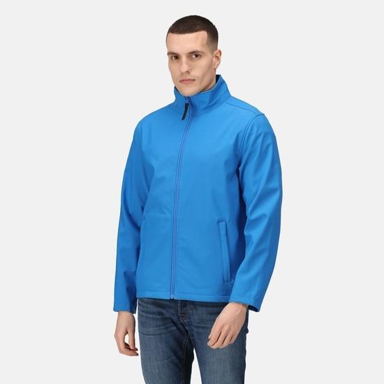 Regatta Classic oxford blue men's lightweight softshell jacket #TRA680