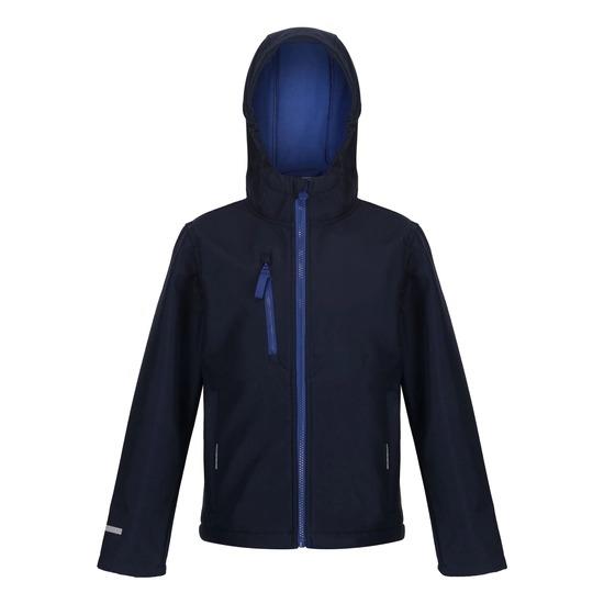 Regatta Ablaze navy/royal children's waterproof breathable hooded jacket #TRA735