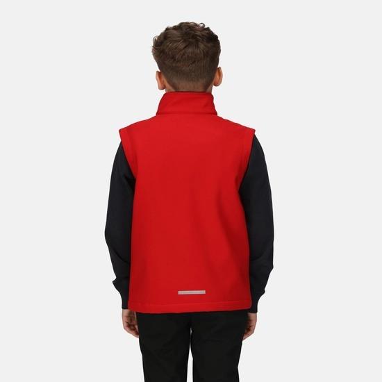 Regatta Ablaze red children's softshell bodywarmer #TRA882