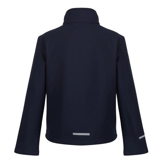 Regatta Ablaze navy children's warm stretch softshell jacket #TRA732