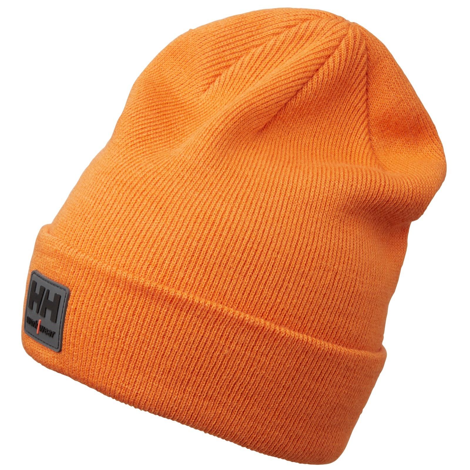 Helly Hansen Kensington dark orange knitted beanie cap #79811