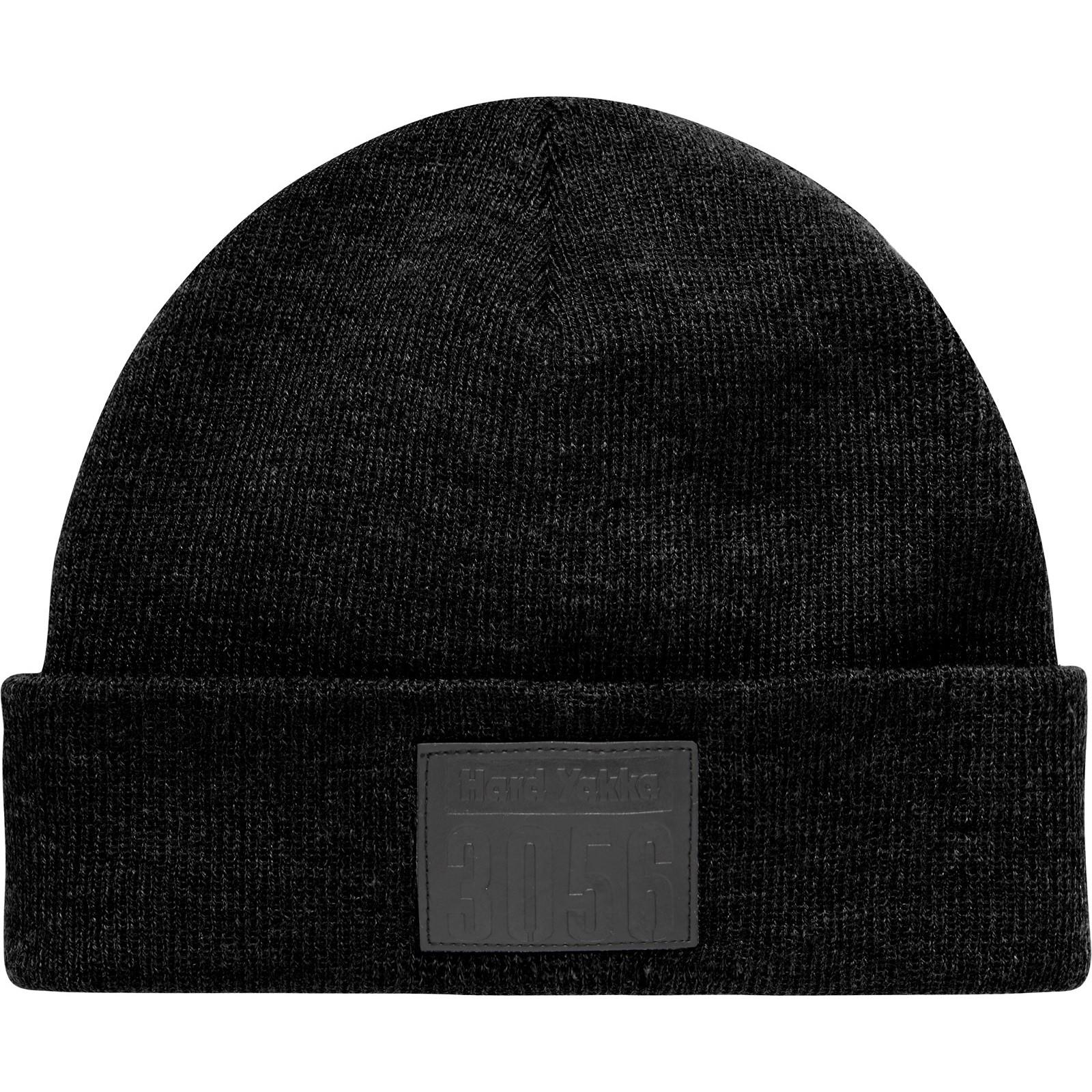 Hard Yakka black acrylic warm beanie cap #3056