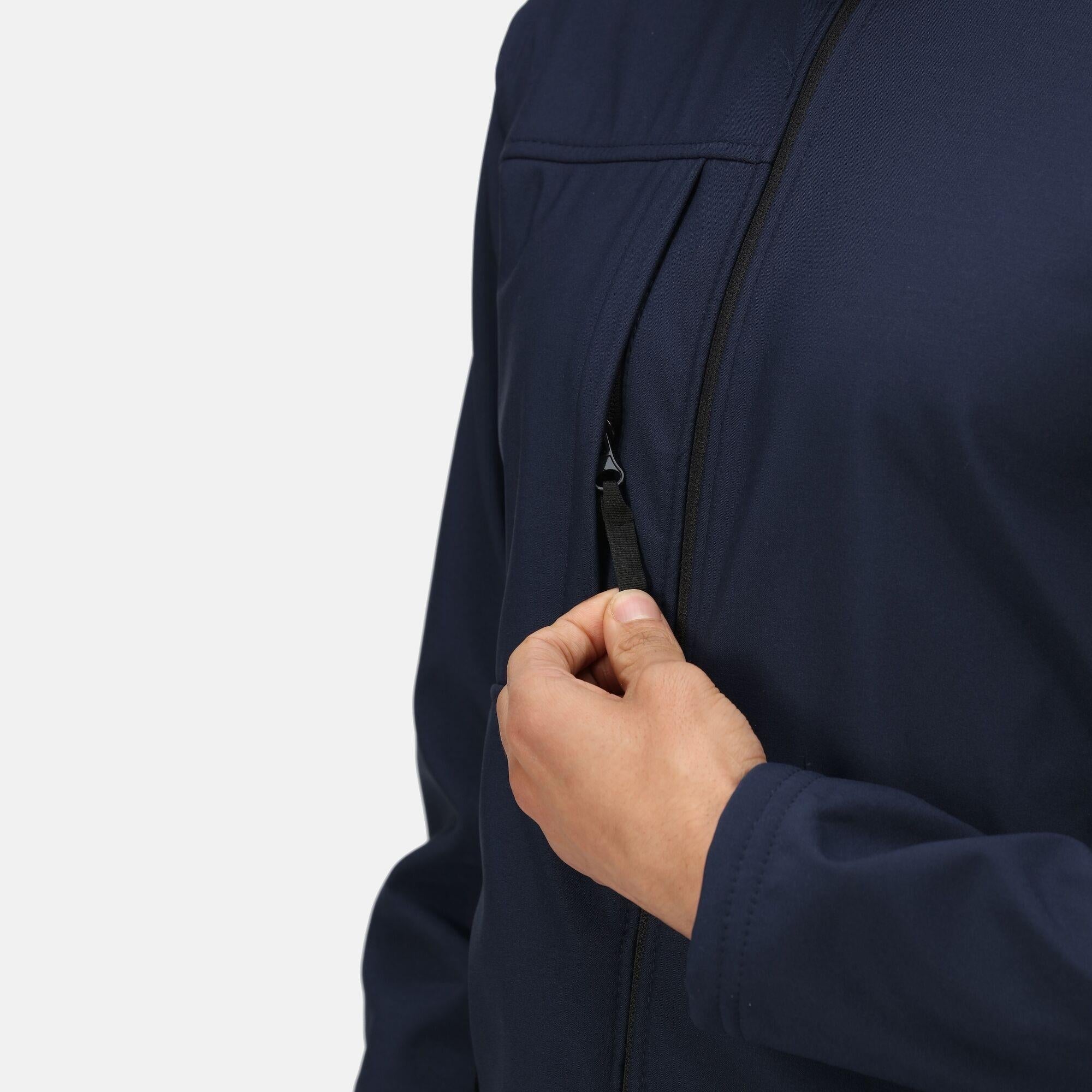 Regatta Octagon II navy/grey men's waterproof stretch softshell jacket #TRA688