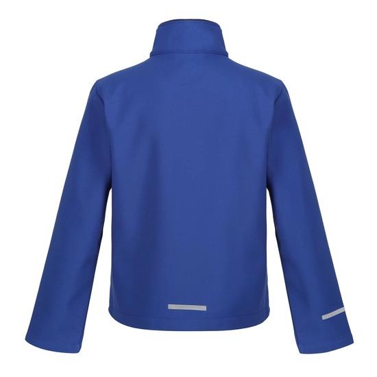 Regatta Ablaze royal blue children's warm stretch softshell jacket #TRA732