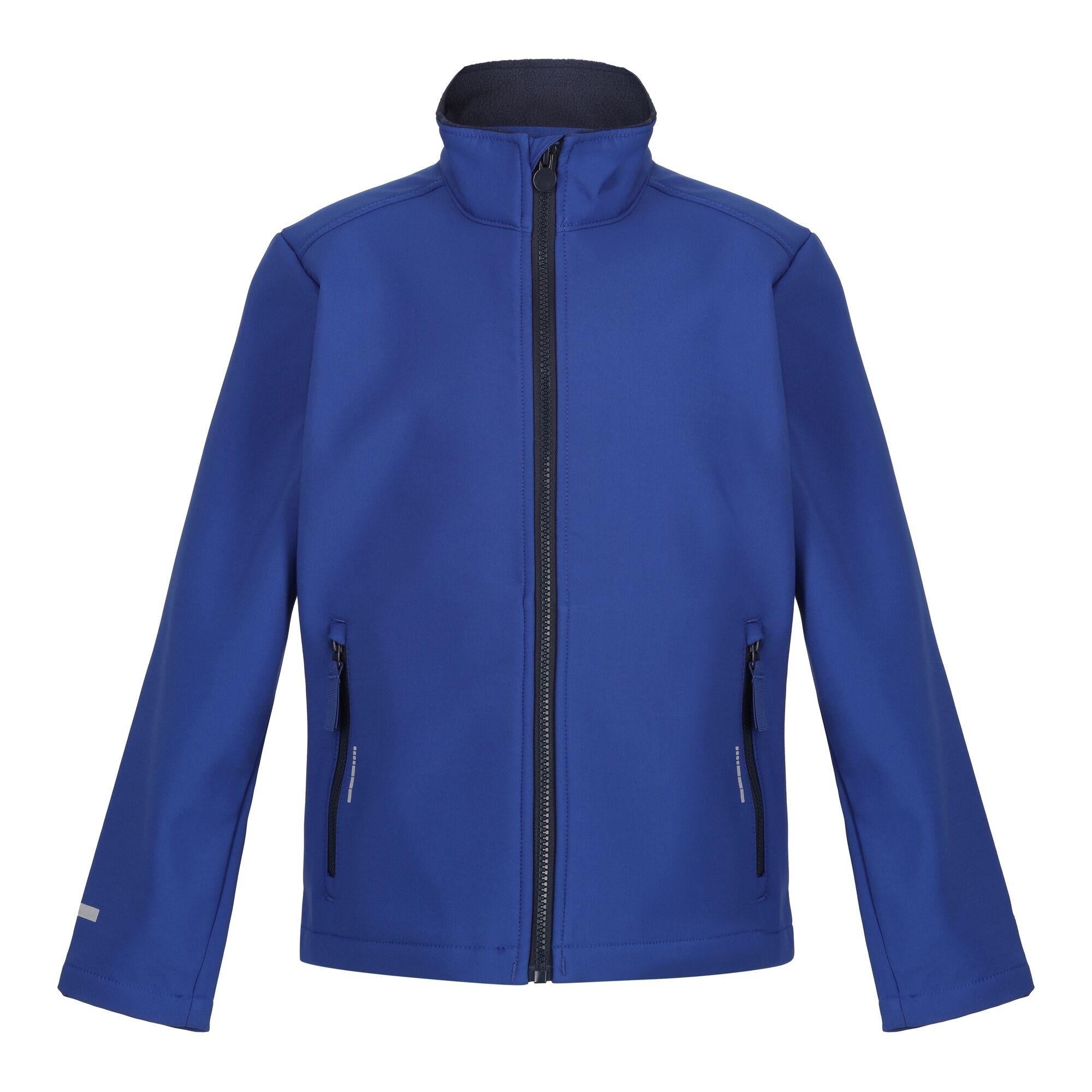 Regatta Ablaze royal blue children's warm stretch softshell jacket #TRA732