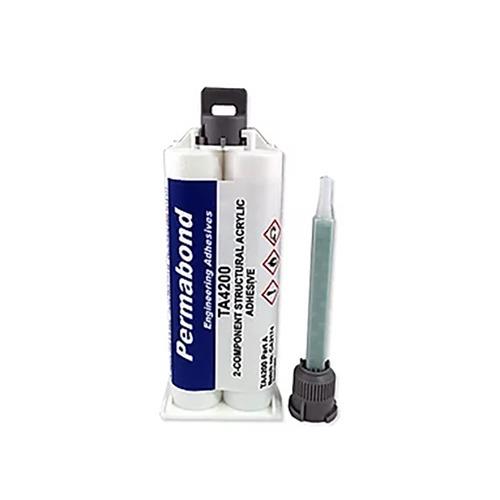 Permabond toughened acrylic adhesive 50ml dual cartridge with nozzle #TA4200