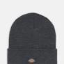 Dickies charcoal grey knitted acrylic cuffed beanie cap