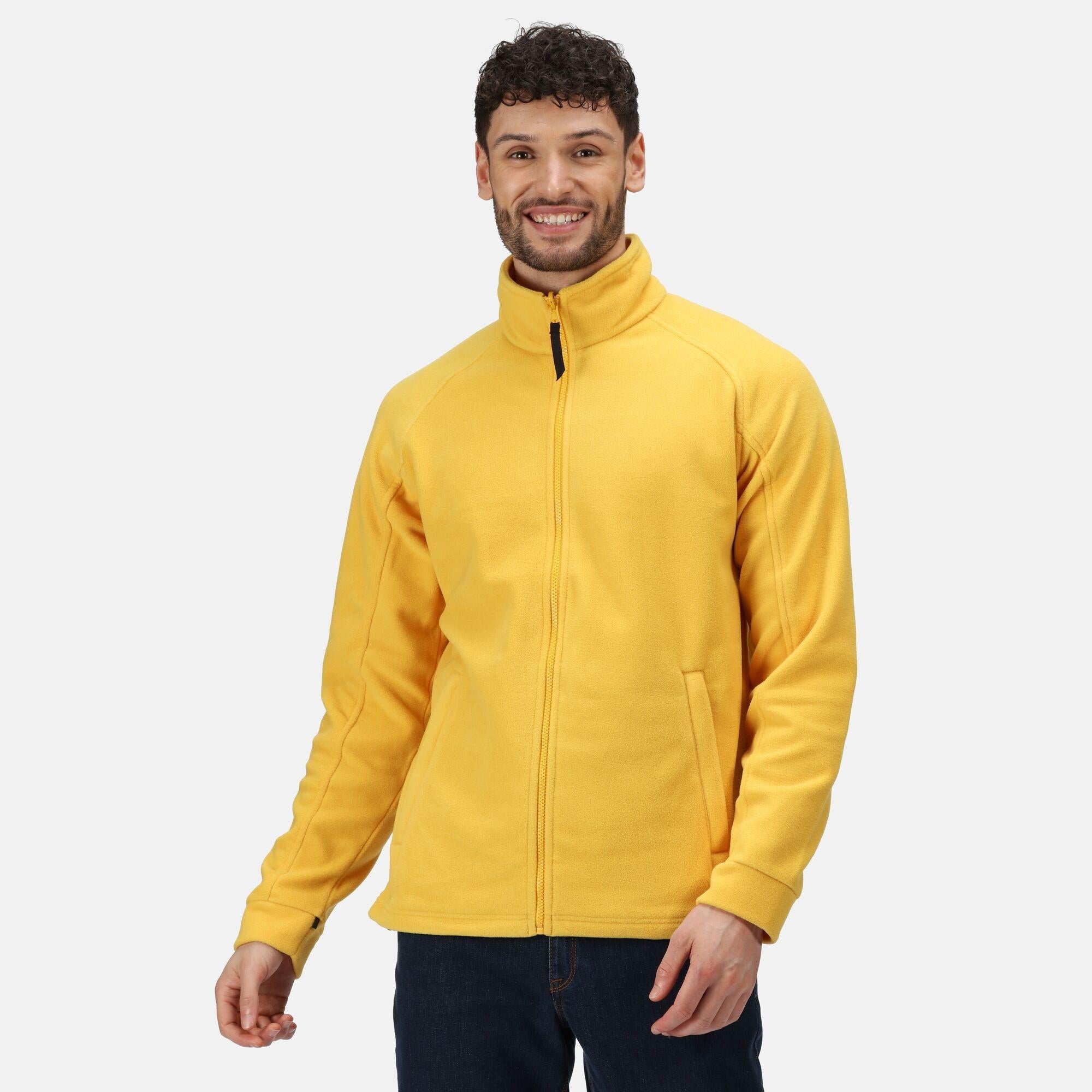 Regatta Thor III glowlight men's full-zip anti-pill quick-dry fleece #TRF532