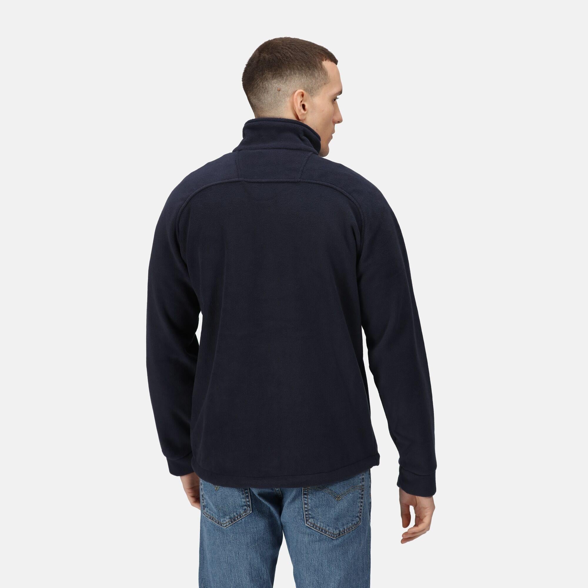 Regatta Sigma navy men's anti-pill heavyweight warm full-zip fleece #TRA500