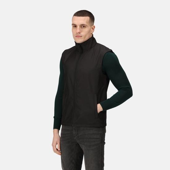 Regatta black men's water-repellent classic bodywarmer #TRA820