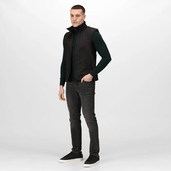 Regatta black men's water-repellent classic bodywarmer #TRA820