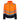 Regatta Pro Hi-vis 250 orange navy men's easy care full zip fleece #TRF665