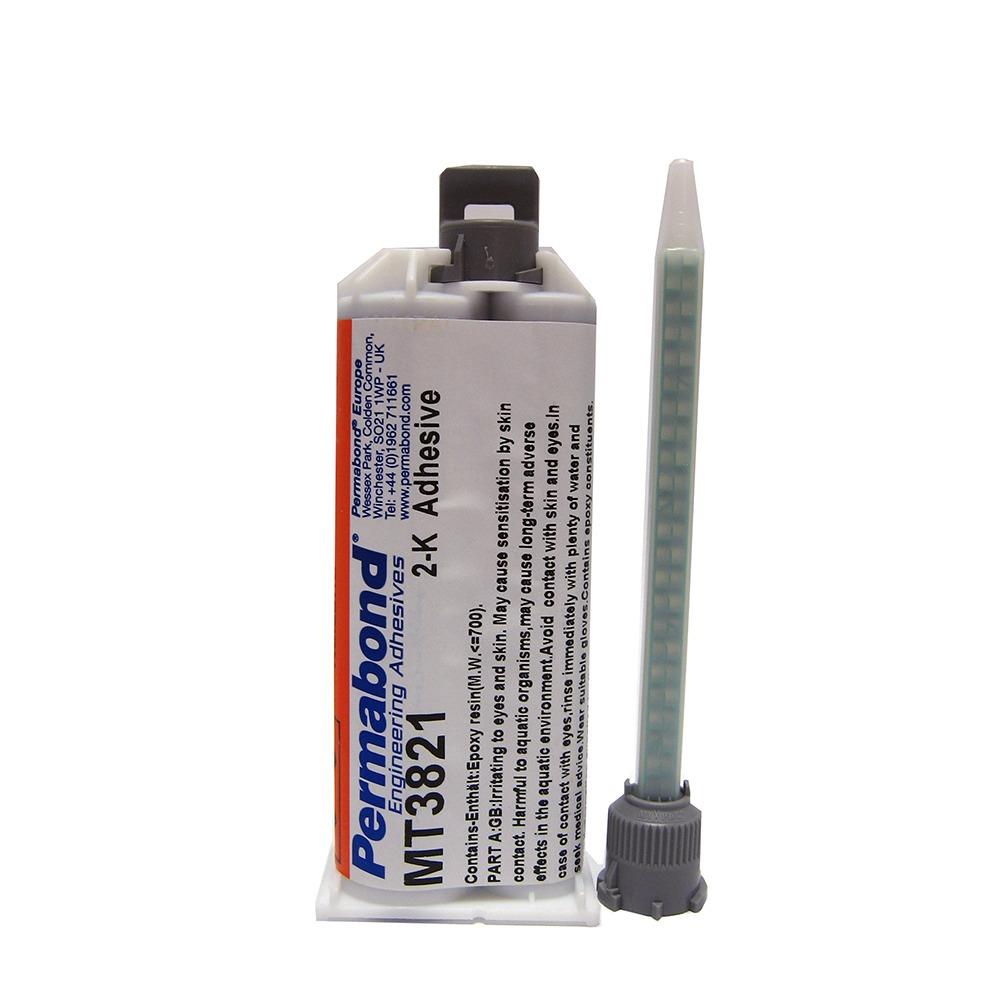 Permabond® is a 2:1 50ml dual cartridge, two-part, modified epoxy adhesive designed for sealing and bonding #MT3821
