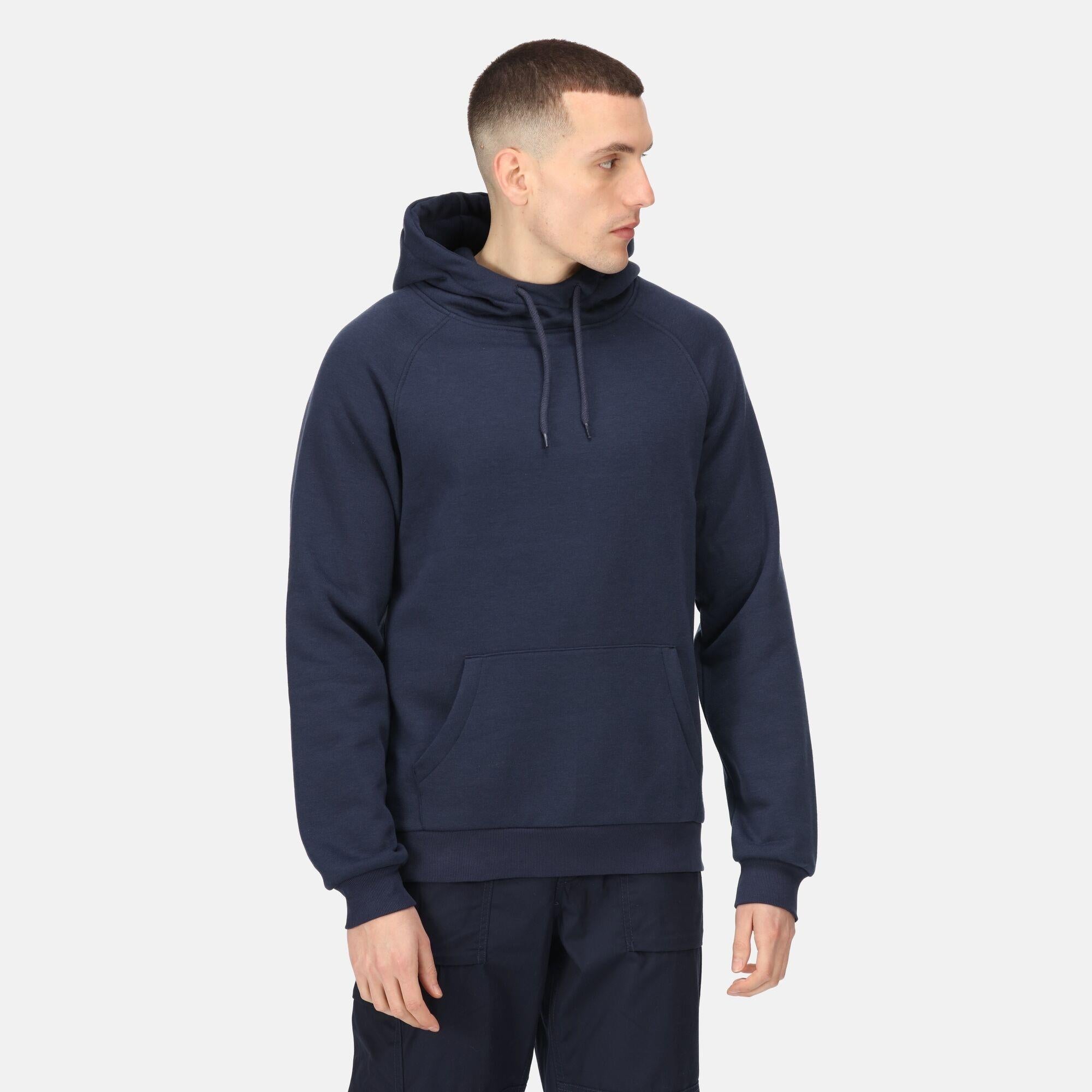 Regatta Pro navy men's overhead relaxed work hoodie #TRF684