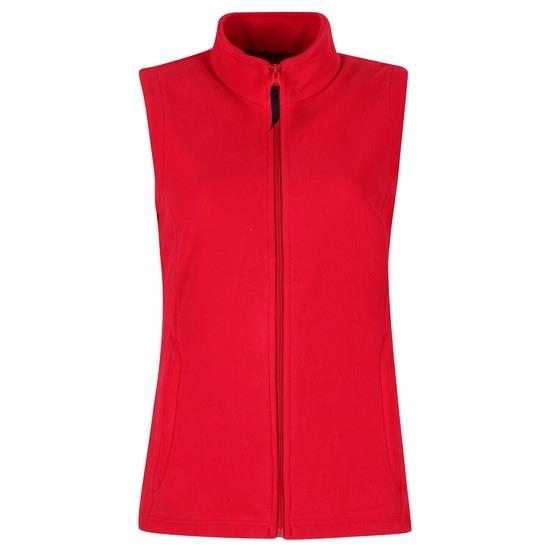 Regatta red women's micro-fleece lightweight warm bodywarmer #TRA802