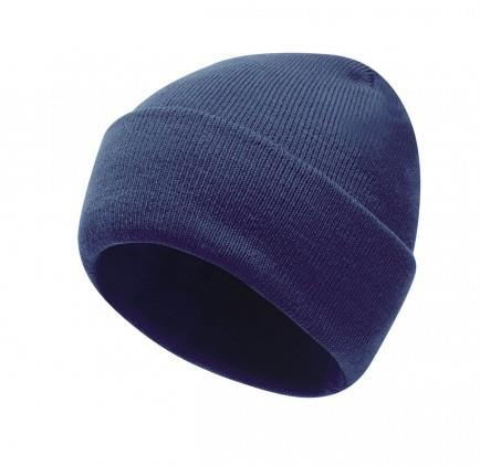 Regatta Axton navy blue unisex ribbed cuffed beanie hat #TRC325