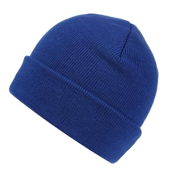 Regatta Axton royal blue unisex ribbed cuffed beanie hat #TRC325