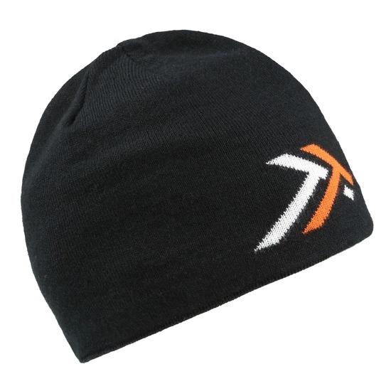 Regatta black/orange men's waterproof fleece-lined knit beanie hat #TRC331
