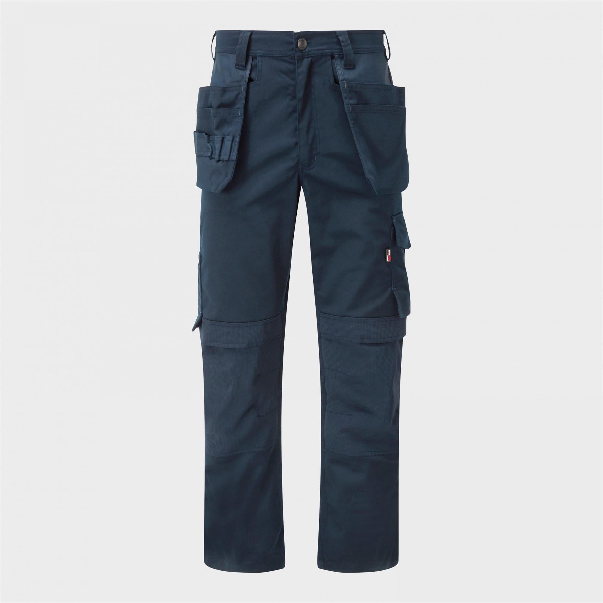 Tuffstuff Proflex navy blue stretch polycotton slim-fit work trouser #715