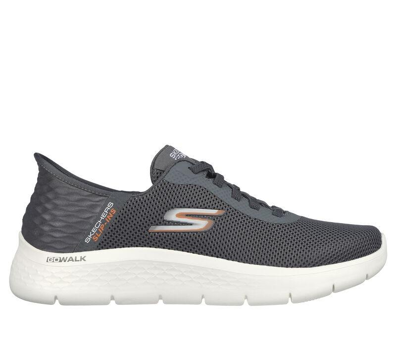 Skechers GO WALK Flex - Hands Up grey men's slip-ins lightweight shoes #216496