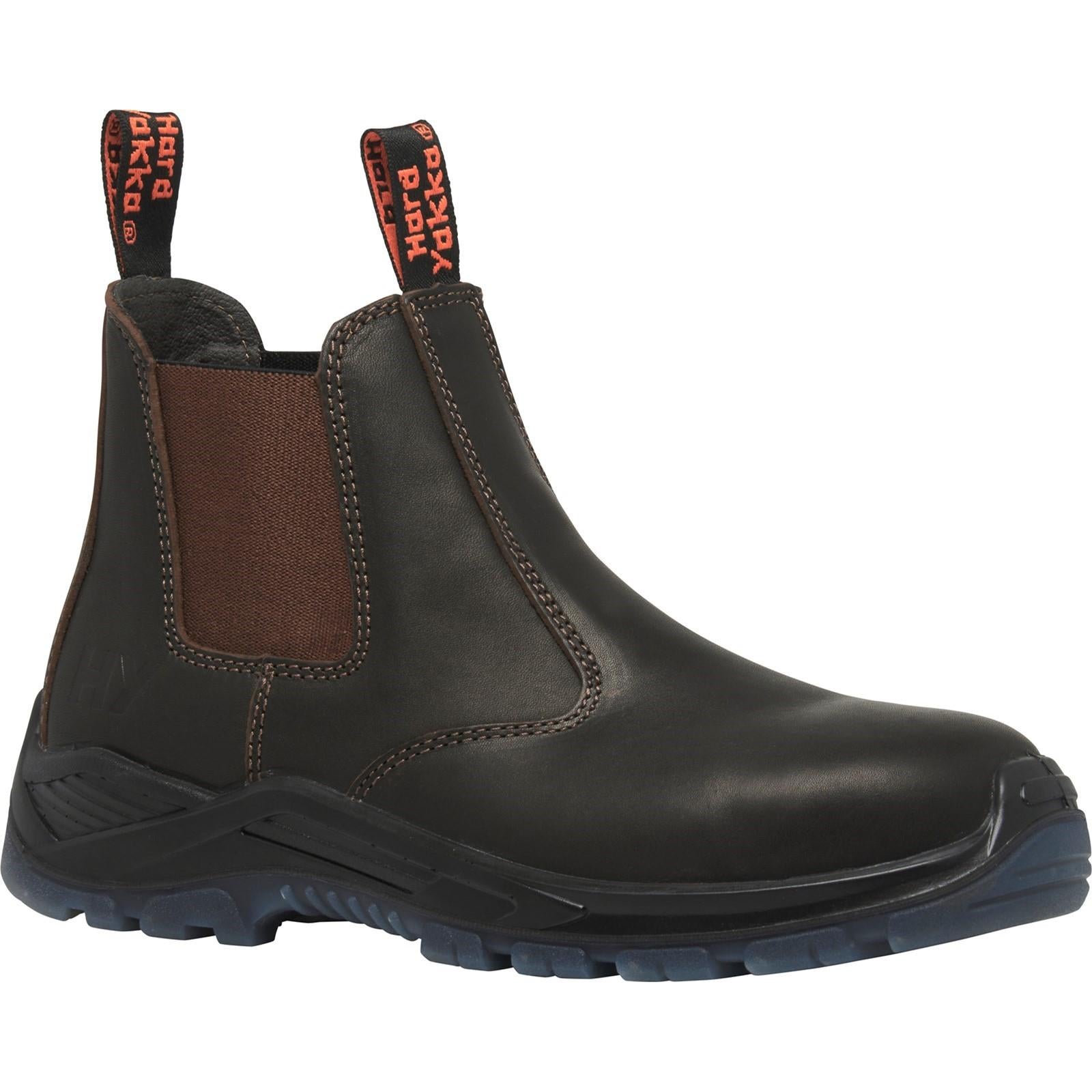 Hard Yakka Banjo brown leather steel toe-cap men's safety dealer work boot