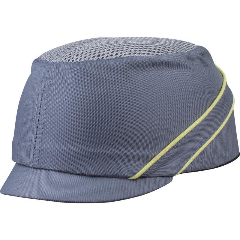 Delta Plus AIRCOLTAN yellow/grey contrast 7cm long peak hard-shell baseball bump cap