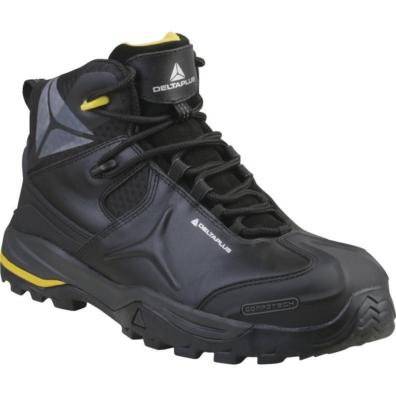 Delta Plus Trek Work S3 black leather composite toe/midsole safety boot #TW402