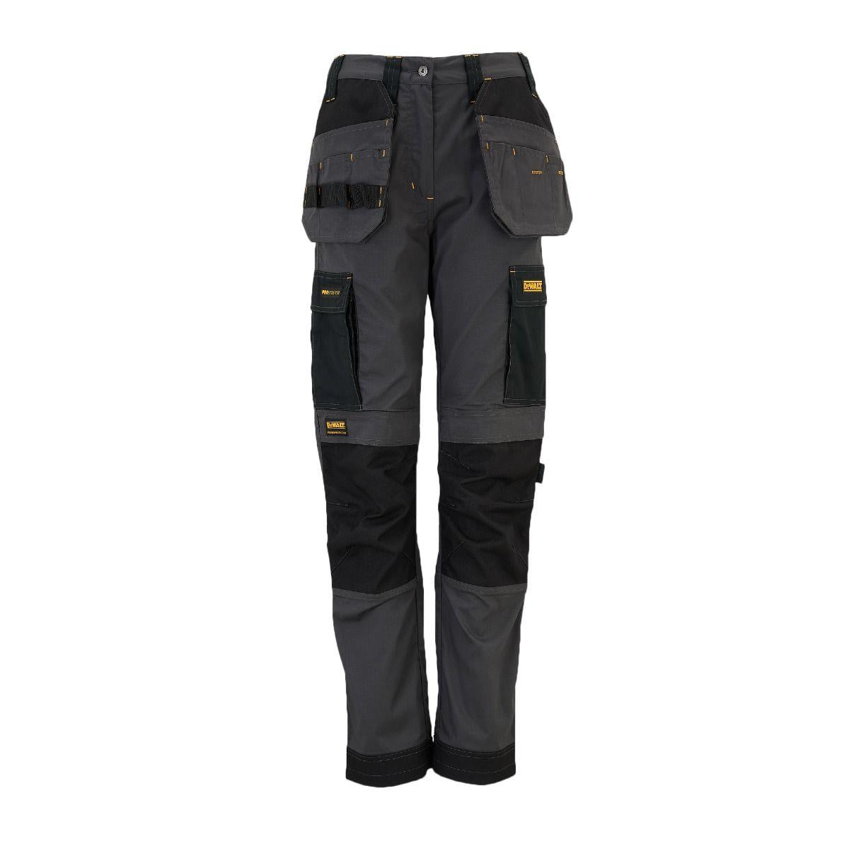 DeWalt Roseville grey/black ladies holster cargo slim fit stretch work trousers