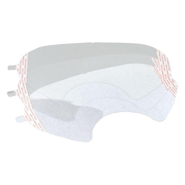 3M 6000 full face mask peel-off visor covers (pack 100)