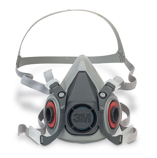 3M 6000 grey lightweight reusable half-face mask