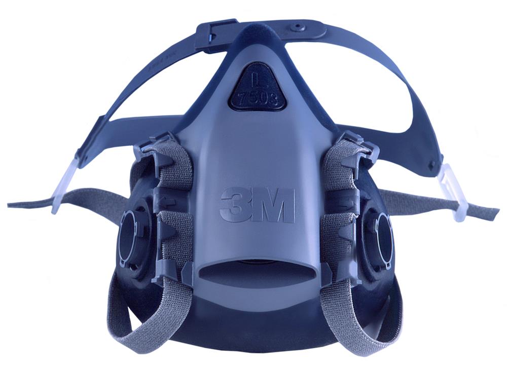 3M 7500 blue silicone half-mask
