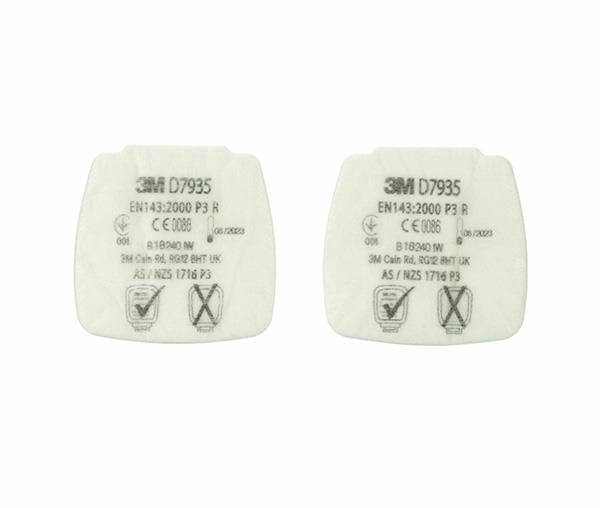 3M D7935 P3 secure-click particulate filter use with retainer - pack 40