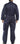 Navy quilted winter lined polycotton work coverall boilersuit