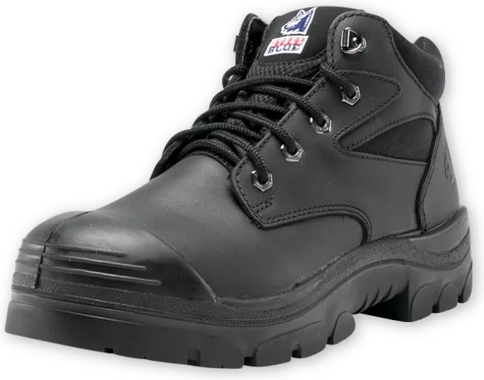 Steel Blue WHYALLA MET S3 black leather steel toe/midsole metatarsal safety boot