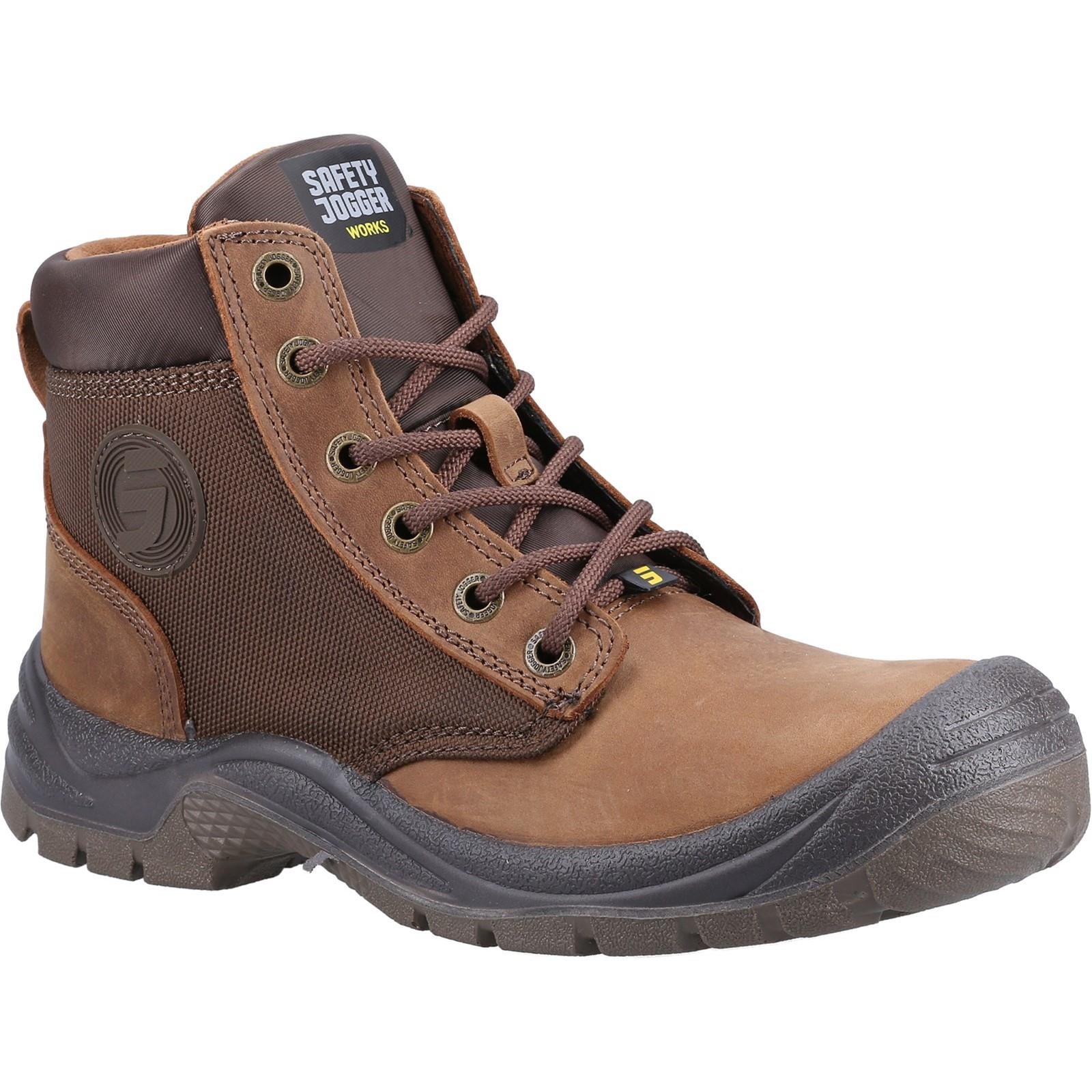 Safety Jogger Dakar S3 brown water resistant steel toe/midsole work safety boots