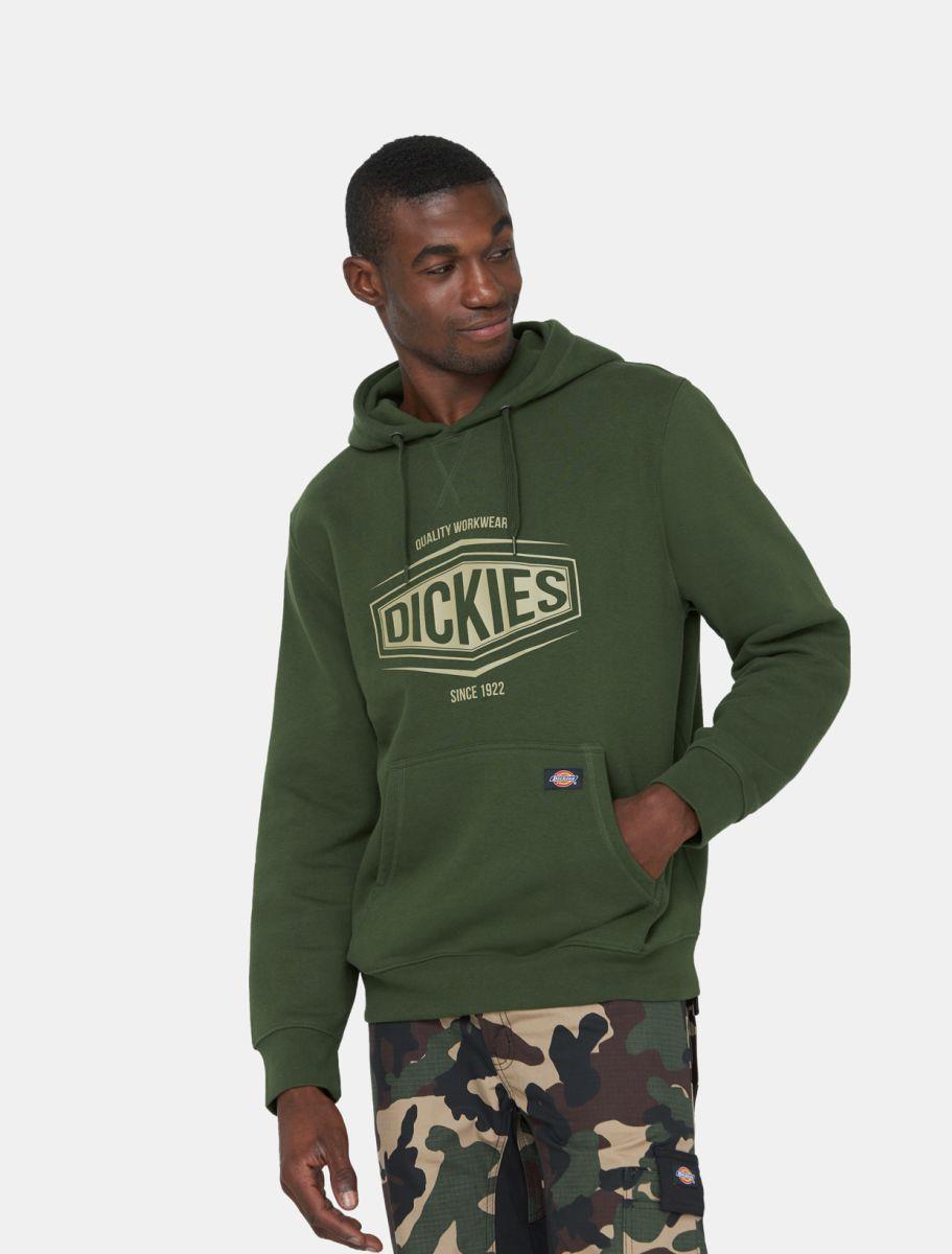 Dickies Rockfield olive green casual work hoodie sweatshirt