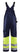 Blaklader navy/yellow hi-vis polycotton bib and brace overall #2662