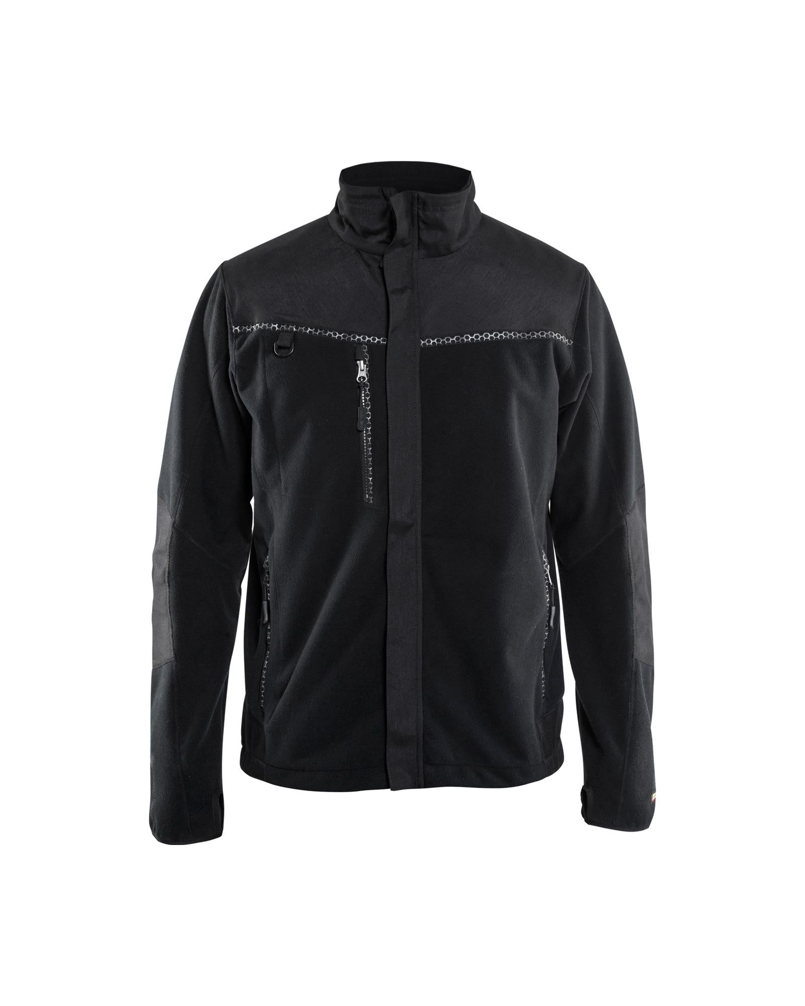 Blaklader black windproof breathable hybrid fleece jacket #4955