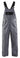 Blaklader Industry grey/black polycotton bib and brace work overalls #2664