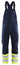 Blaklader navy/yellow antistatic flame-retardant bib and brace welder's  overalls #2605