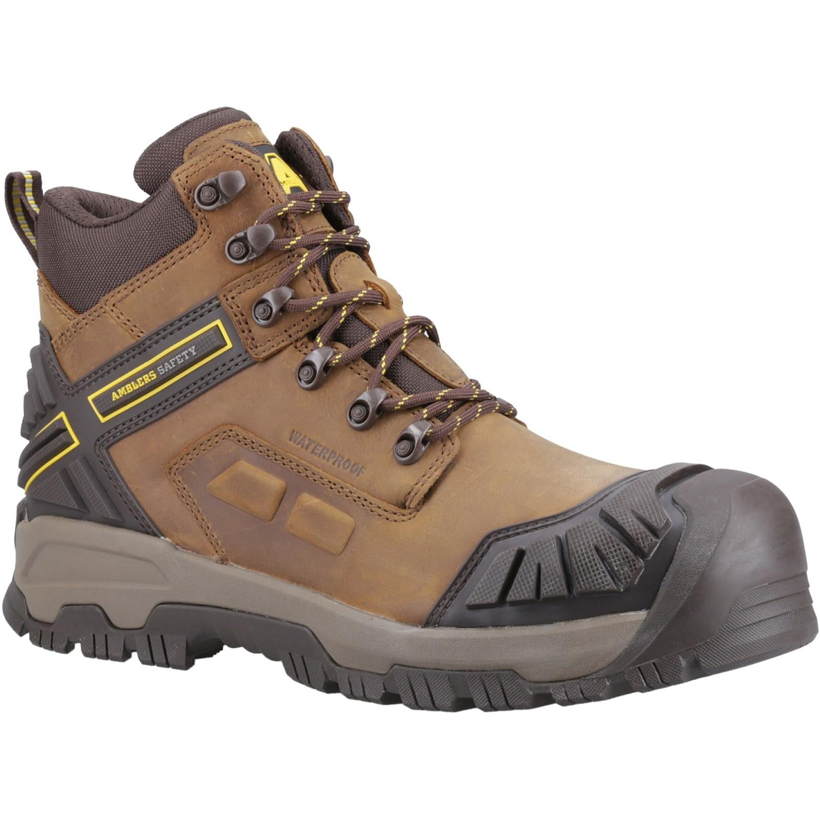 Amblers Quarry S7 brown composite toe/midsole waterproof safety work boot #AS961C