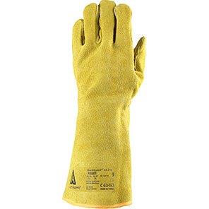 Ansell ActivArmr yellow leather welding gauntlet size 10/XL (6 pairs) #43-216